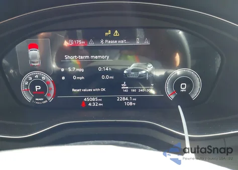 2022 Audi A5 Sportback Premium Plus 40 Tfsi Quattro S Tronic from USA, damaged, VIN WAUCBCF57NA003553